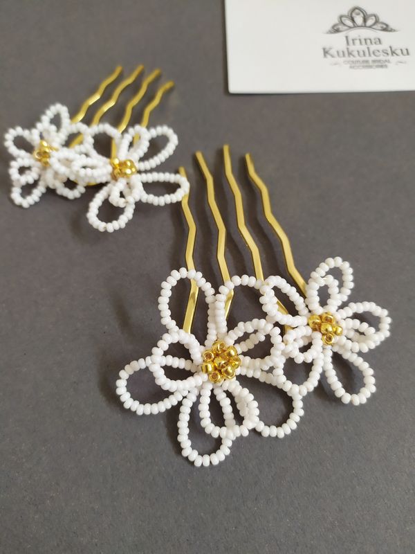 Pettine GARDENIA Gold - Set 2