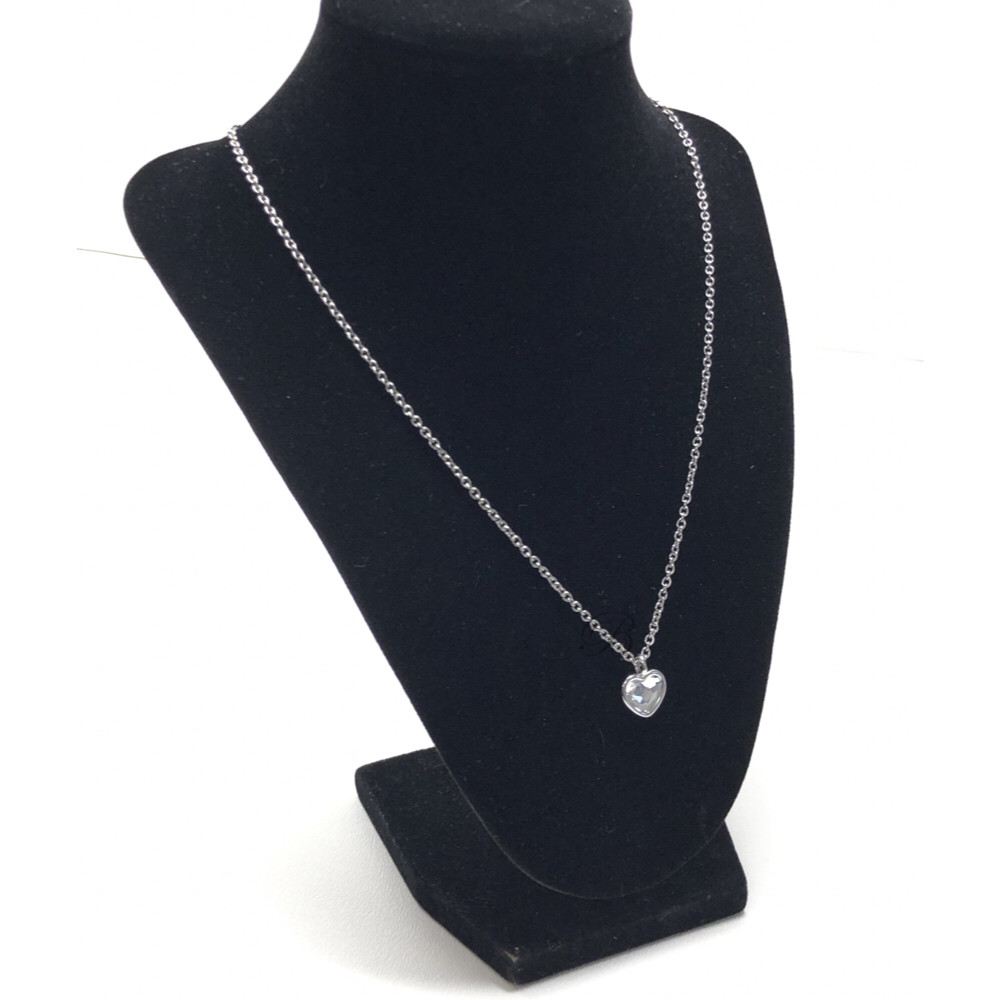ATL Swarovski Crystal Heart Necklace   