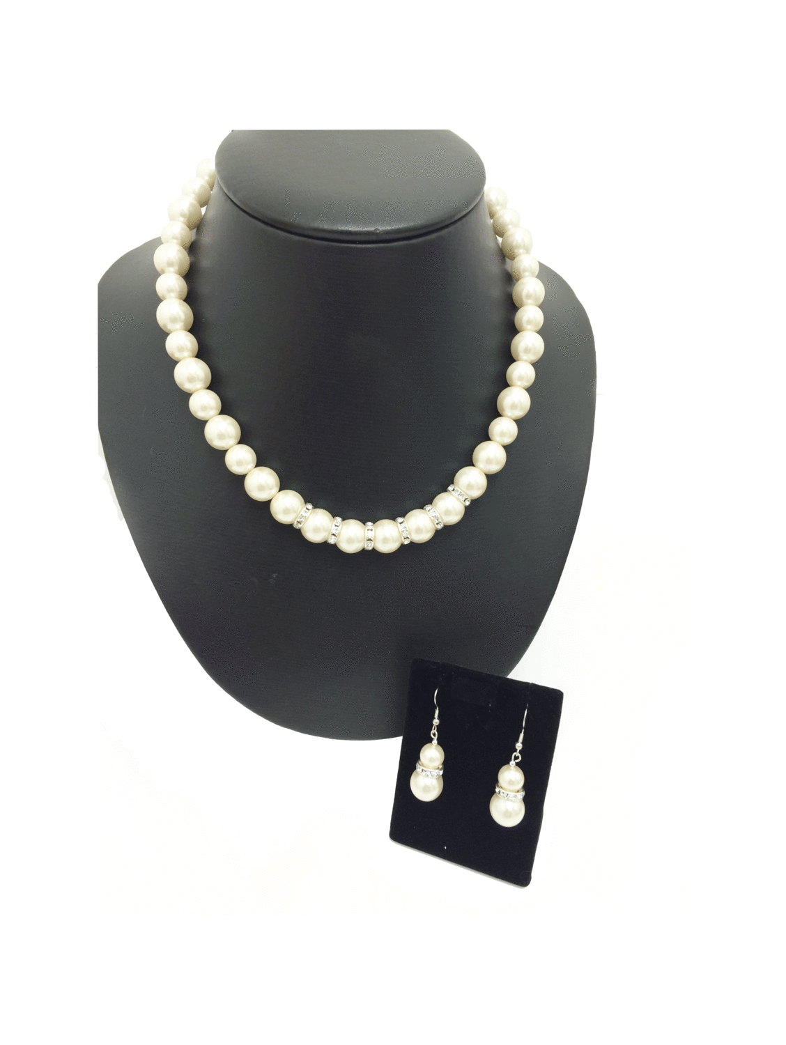 Pearl Elegance Necklace and Earring Set
