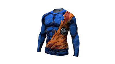 Battle Damaged SDBH Goku - Mens Skin Long Sleeve