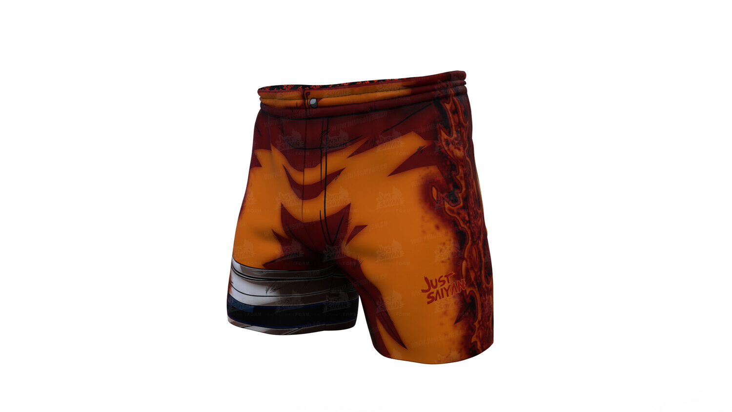 Men&#39;s Encounter High Cut Shorts - Naruto Kyuubi