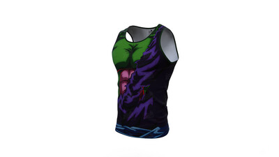 Piccolo Battle Damaged - Mens Tank Top