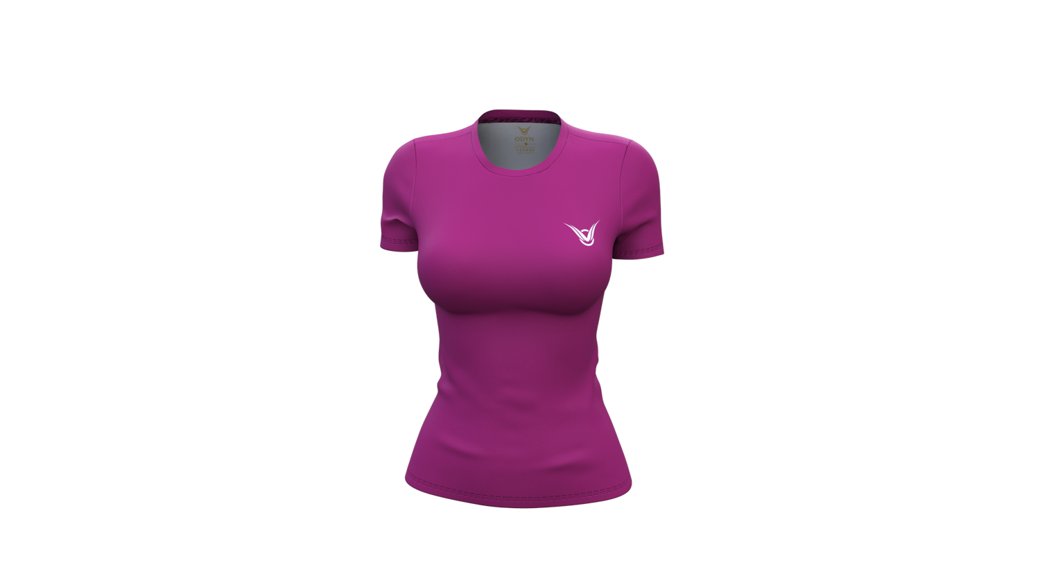 Odyn Women Short Sleeve Shirt Base Fuchsia