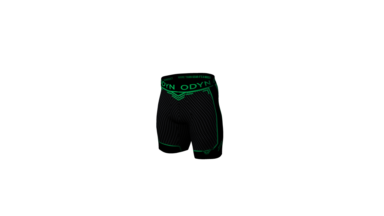 Odyn Mens Compression Short Obsidian Terra