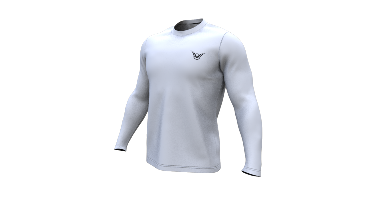 Odyn Mens Long Sleeve Shirt Absolute Base White