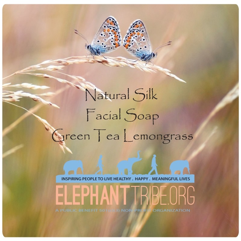 Natural Silk  Facial Soap, Green Tea Lemongrass