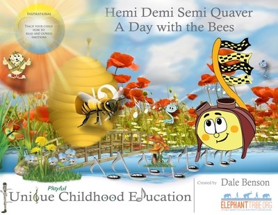 Hemi Demi Semi Quaver - A Day with the Bees - Book
