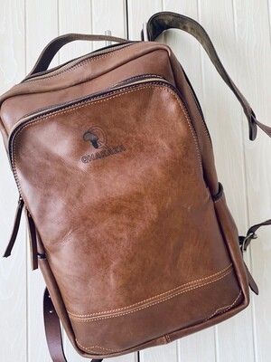 Qhakaza T1 Leather Backpack Laptop