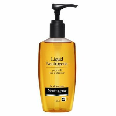 Liquid Neutrogena pure mild facial cleanser