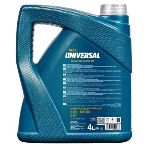 MANNOL 15W -40 MOTORÖL UNIVERSAL 4 LITER MN7405