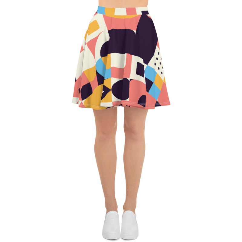 Gosher Skirt Abstract Colored