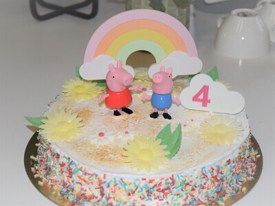 Taarttopper regenboog