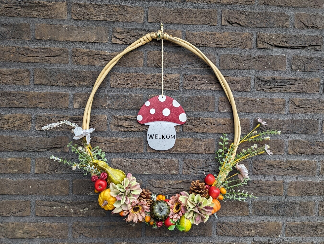 Hanger- Paddenstoel &quot;Welkom&quot;