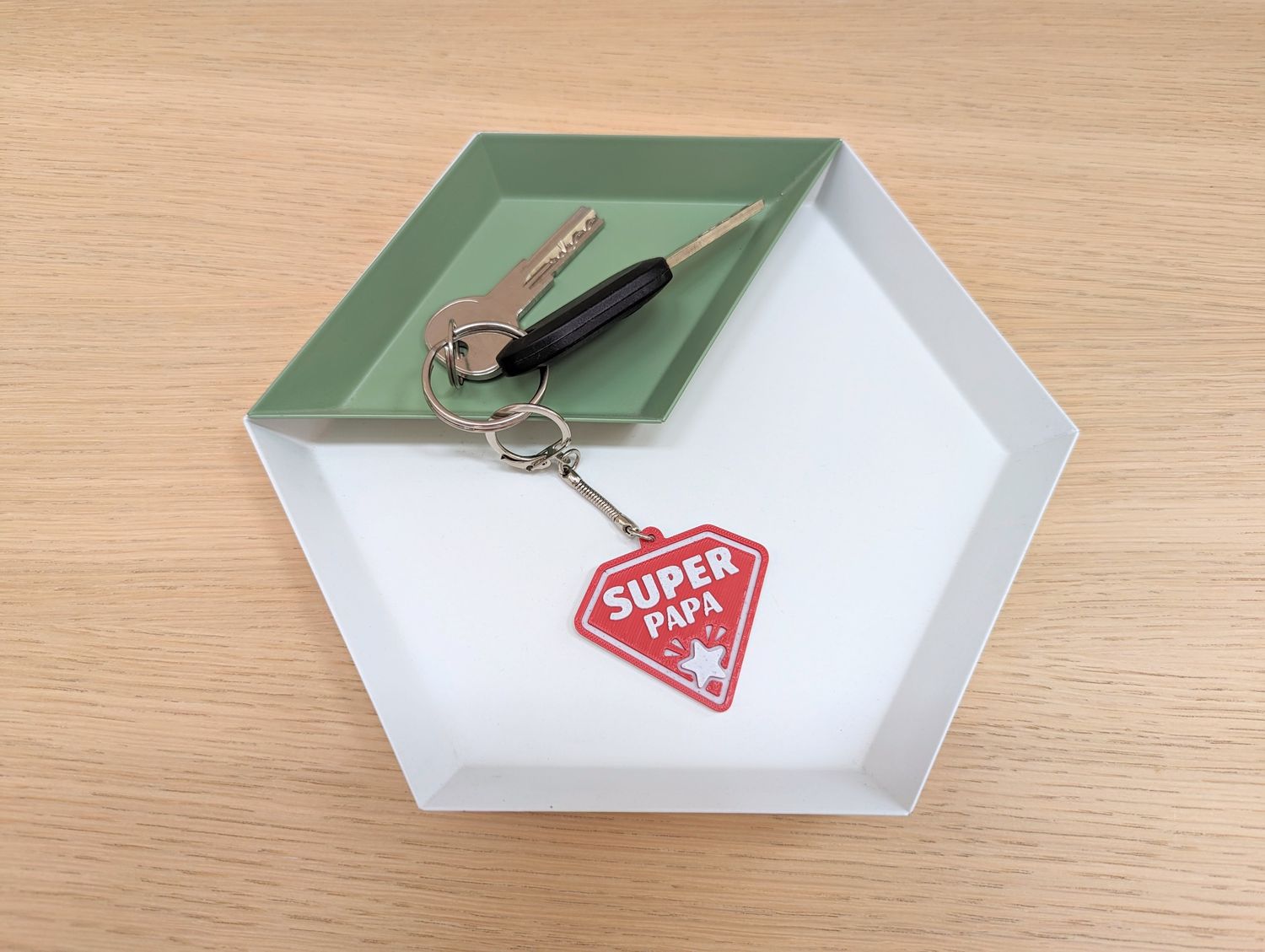 Sleutelhanger &quot;Super Papa&quot;