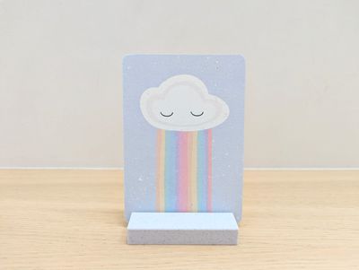Regenboog wolk
