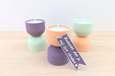 Set van 3 Mix &amp; Match theelichthouders