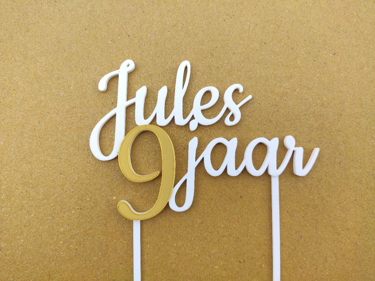 Taarttopper - Naam en leeftijd