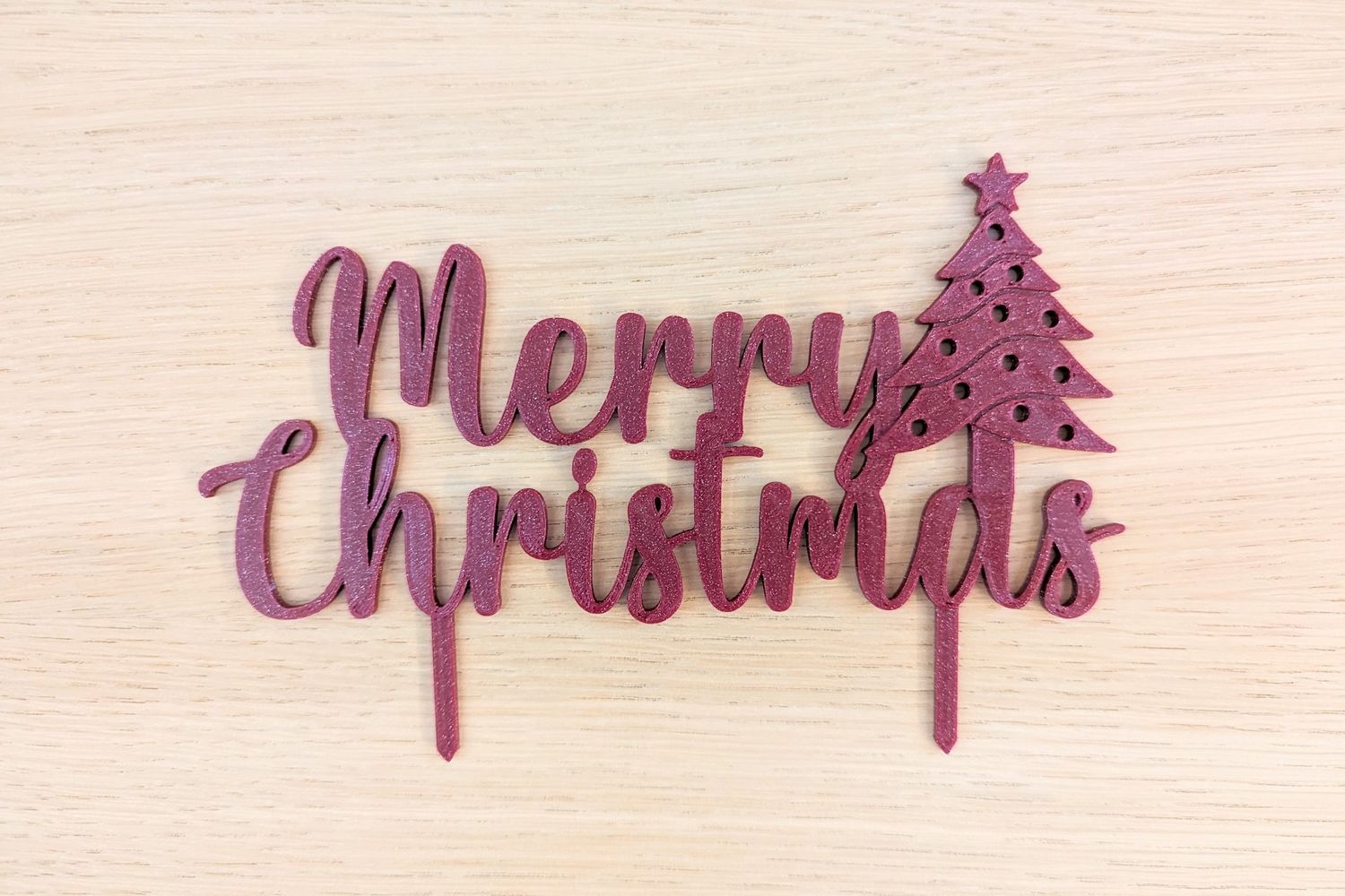 Taarttopper Merry Christmas