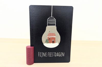 Fijne feestdagen - lamp