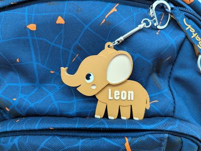 Sleutelhanger olifant- met naam