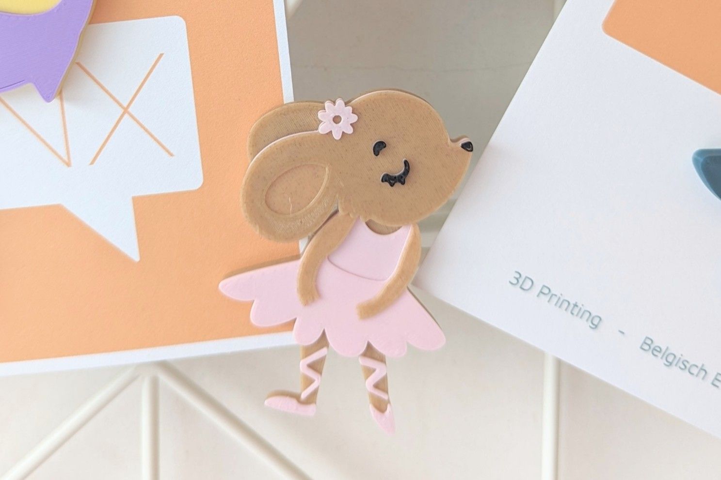 Balletmuisje magneet