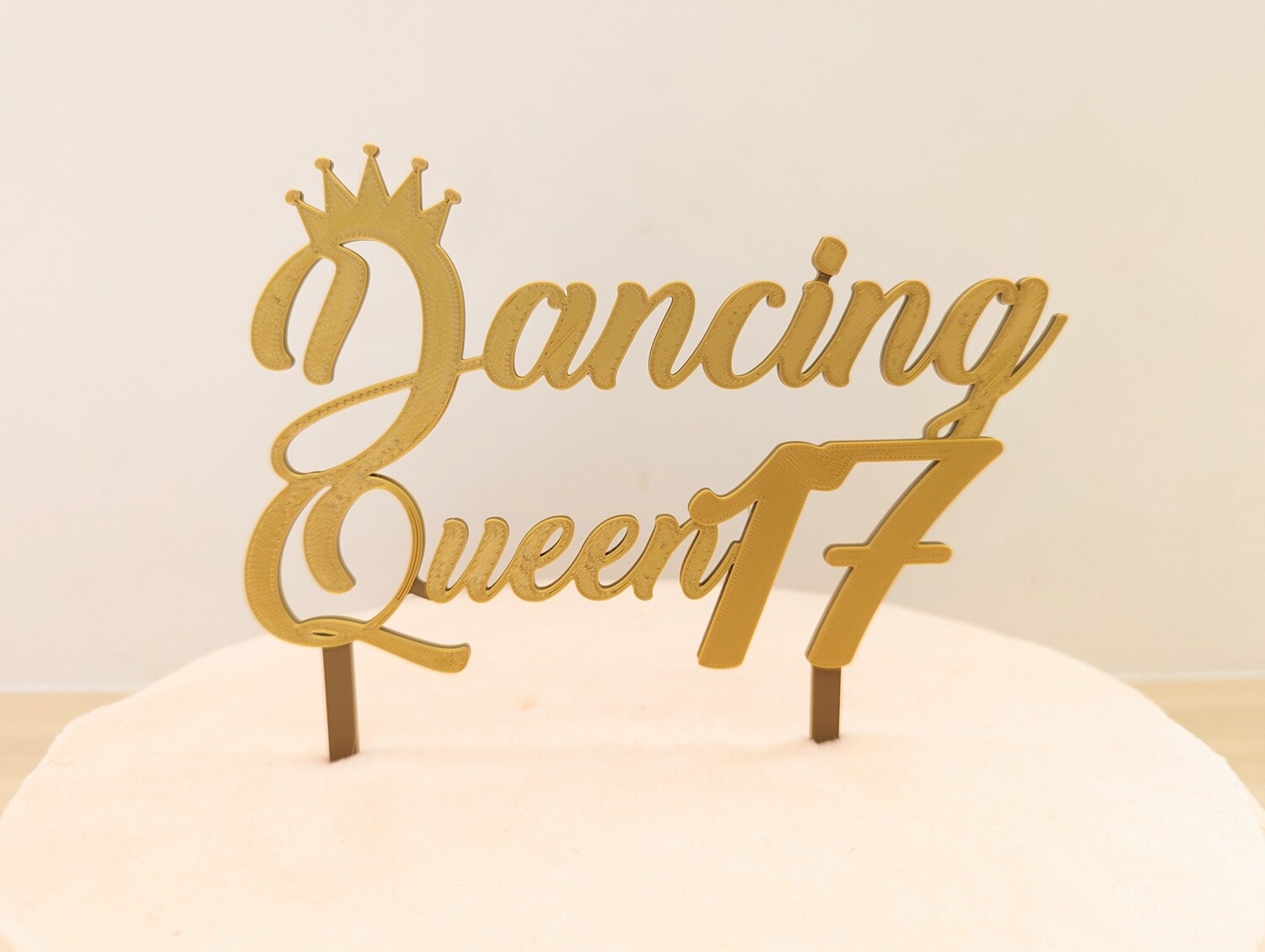 Taarttopper 'Dancing Queen' - met leeftijd