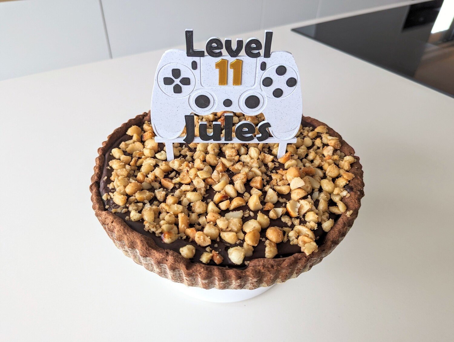 Taarttopper Gaming - met naam en leeftijd