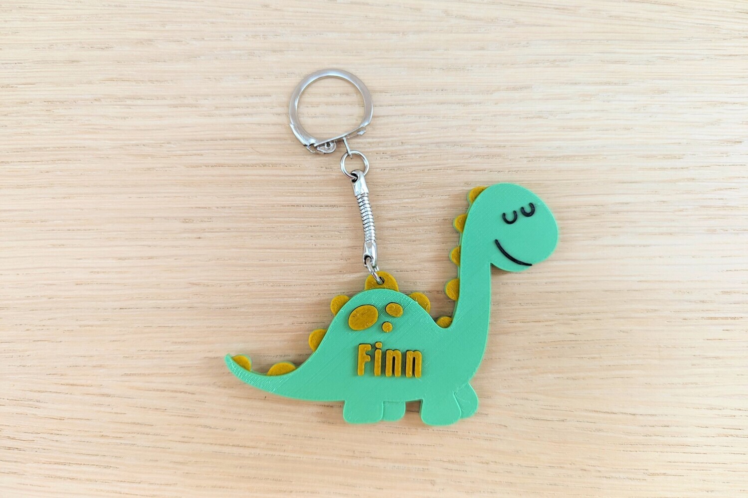 Sleutelhanger Dinosaurus - met naam