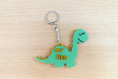 Sleutelhanger Dinosaurus - met naam