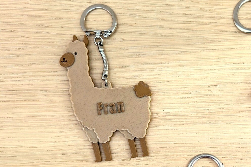 Sleutelhanger Alpaca - met naam