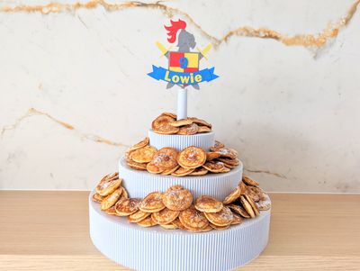 Taarttopper Ridder- met naam en leeftijd