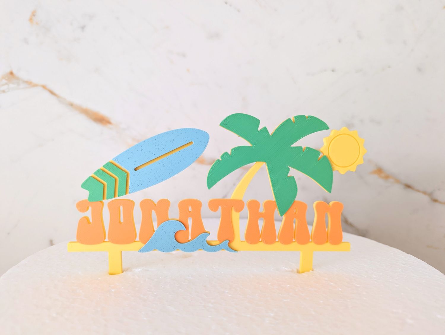 Taarttopper surfer- met naam