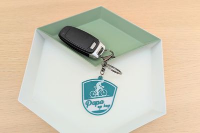 Sleutelhanger "Papa op kop"