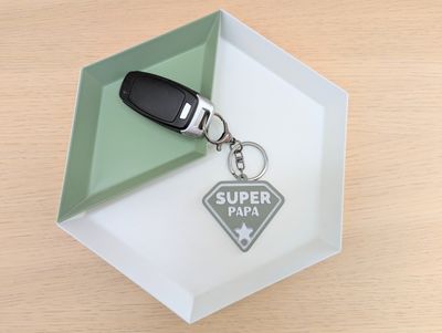Sleutelhanger "Super Papa"
