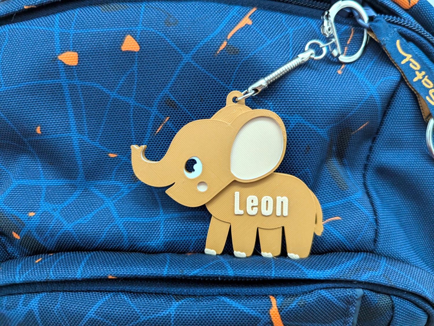 Sleutelhanger olifant- met naam