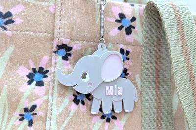 Sleutelhanger olifant- met naam