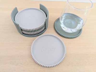 Mix &amp; Match set onderzetters met tekst