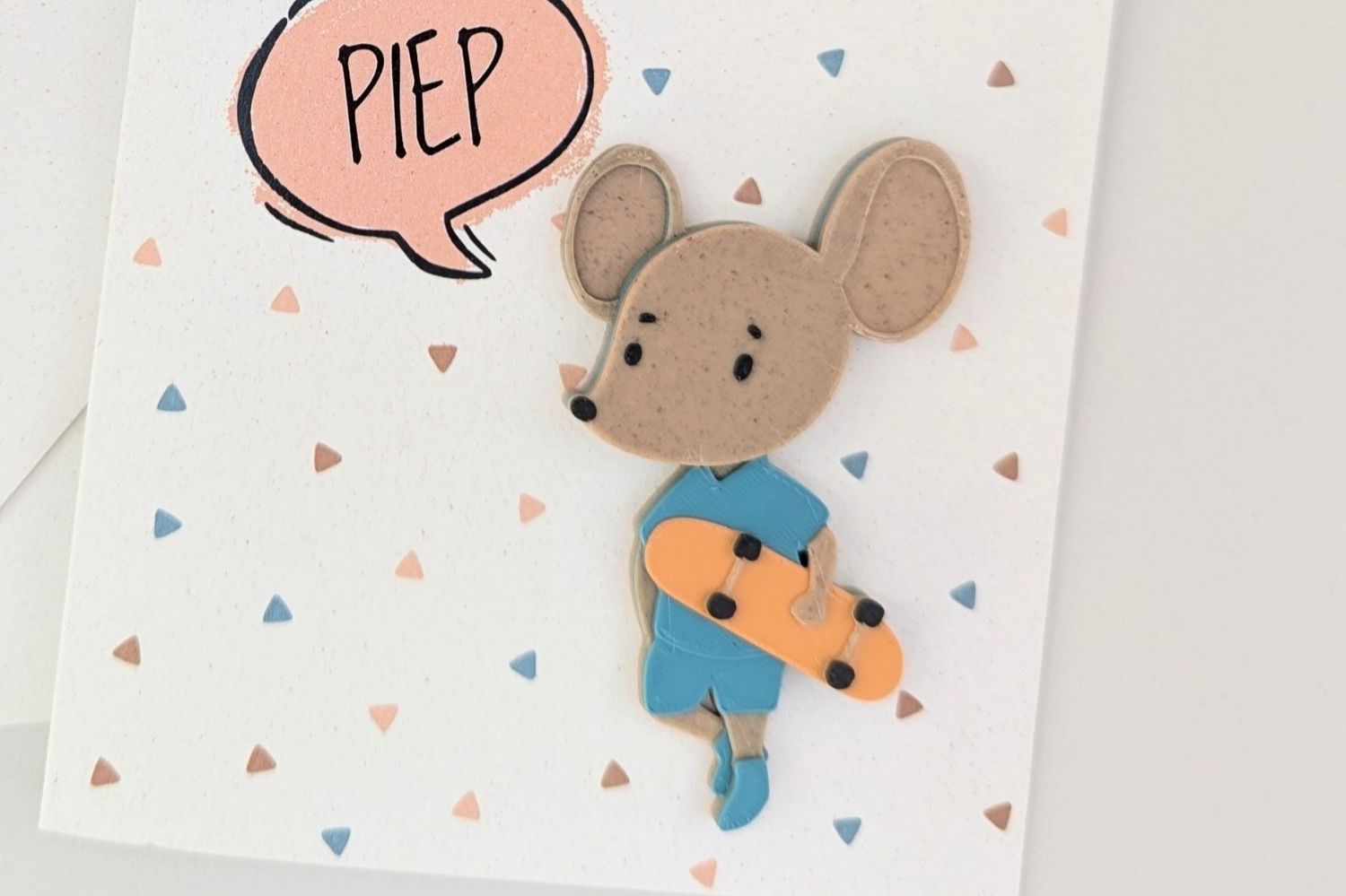 Skater muis magneet