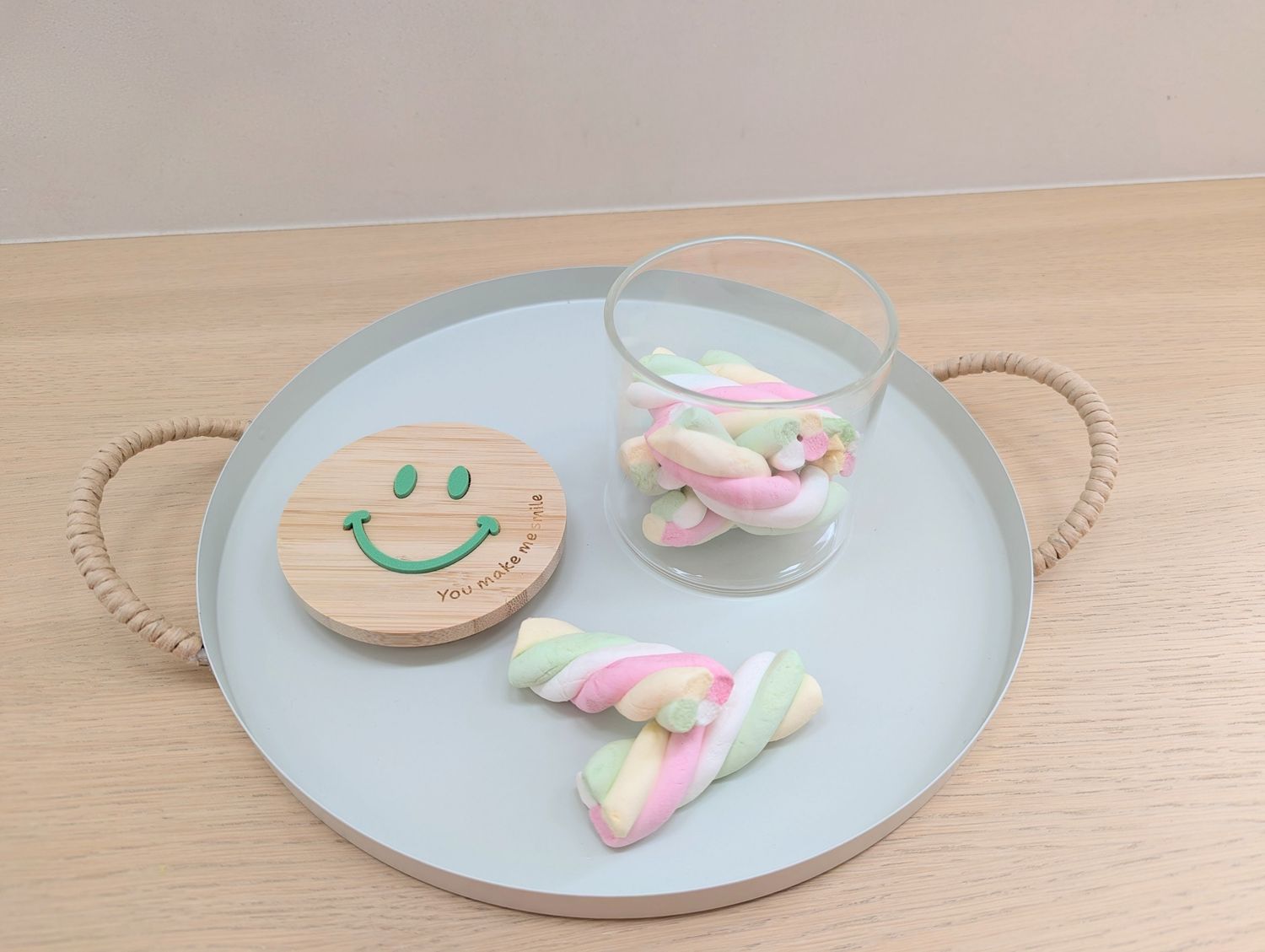 Snoeppot met smiley