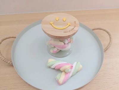 Snoeppot met smiley