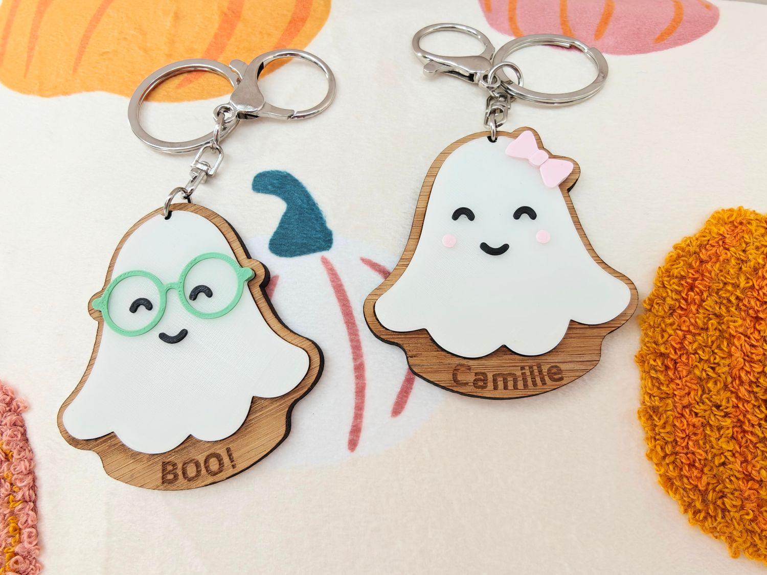 Sleutelhanger Glow in the Dark "spook"