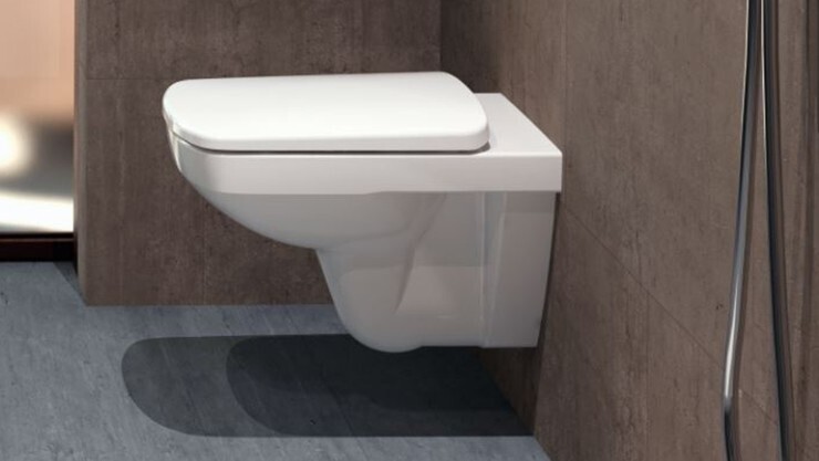 Abalona Square Wall Hung Wc