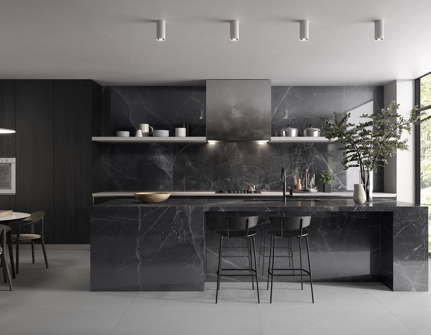 Armani Marble Dark Grey Store Interstyle Ceramics