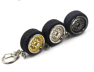 -RIM wheel keychain Car wheel