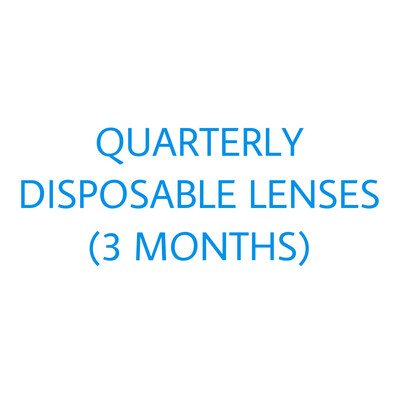 3 MONTHS DISPOSABLE LENSES