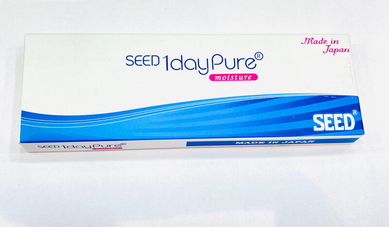 Seed One Day Power Contact Lenses 8pc Pack(Clear) 
