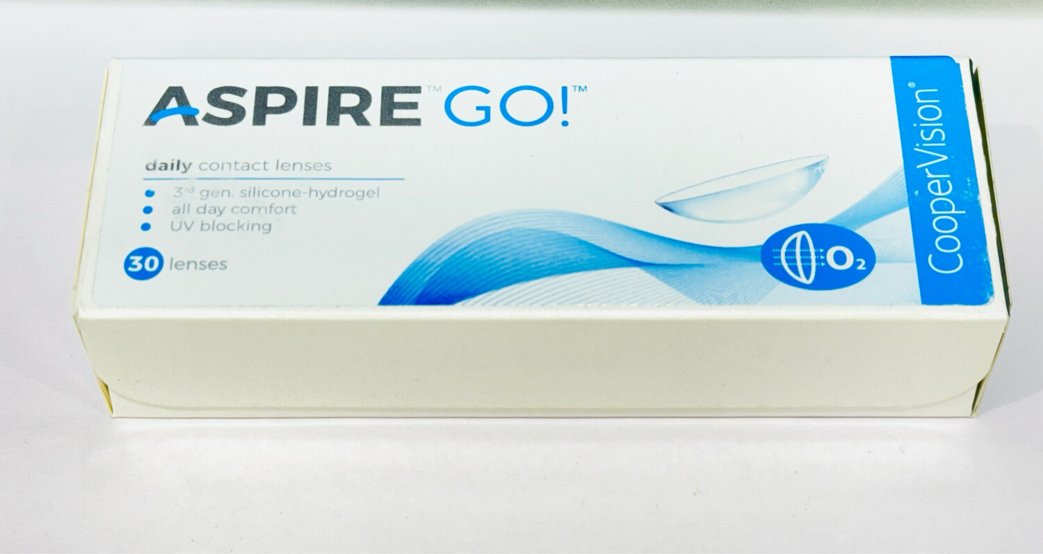 Aspire Go Cooper Vision One Day Disposable Lenses Clear Pack Of 30 Lenses