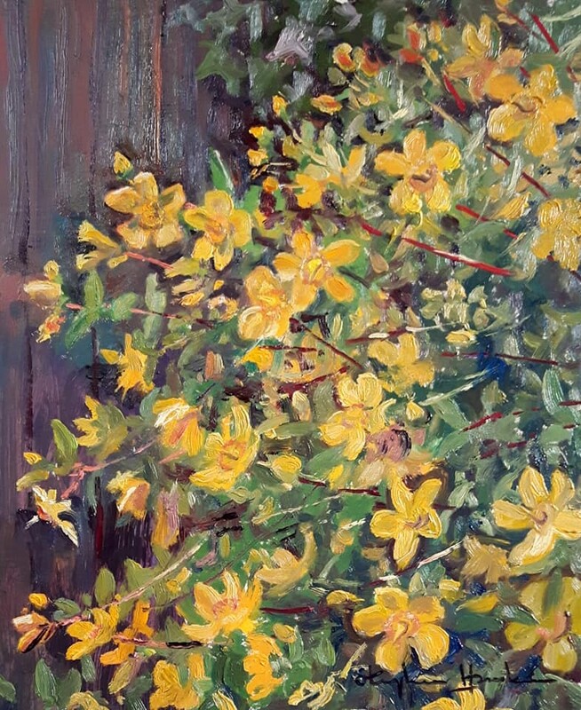 Flowers Beside the Studio