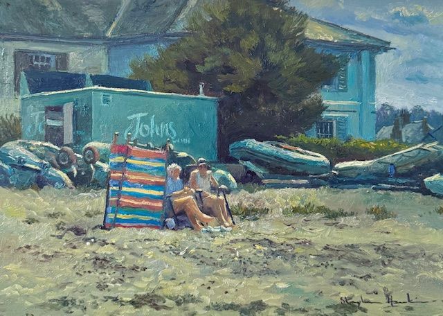 Behind Johns of Instow