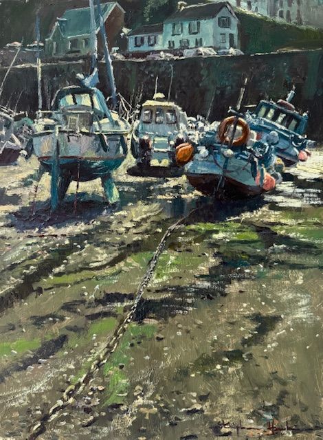 Light in Lynmouth Harbour